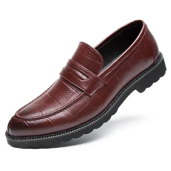 

Men Shoes Spring Genuine Leather Fashion High Quality Comfortable Brand Wedding Shoes Men #MPX8116188