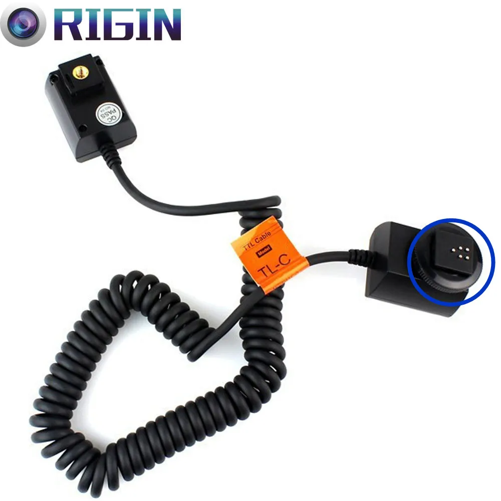 Godox 3M Off Camera Flash Speedlite TTL Cable Shoe Sync Cord For Canon