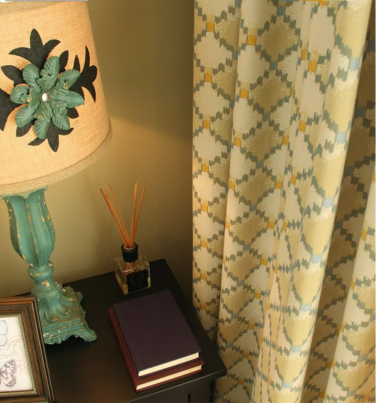 Занавески в скандинавском ретро стиле для гостиной, современный минималистичный стиль, модные занавески для спальни, cortina para sala