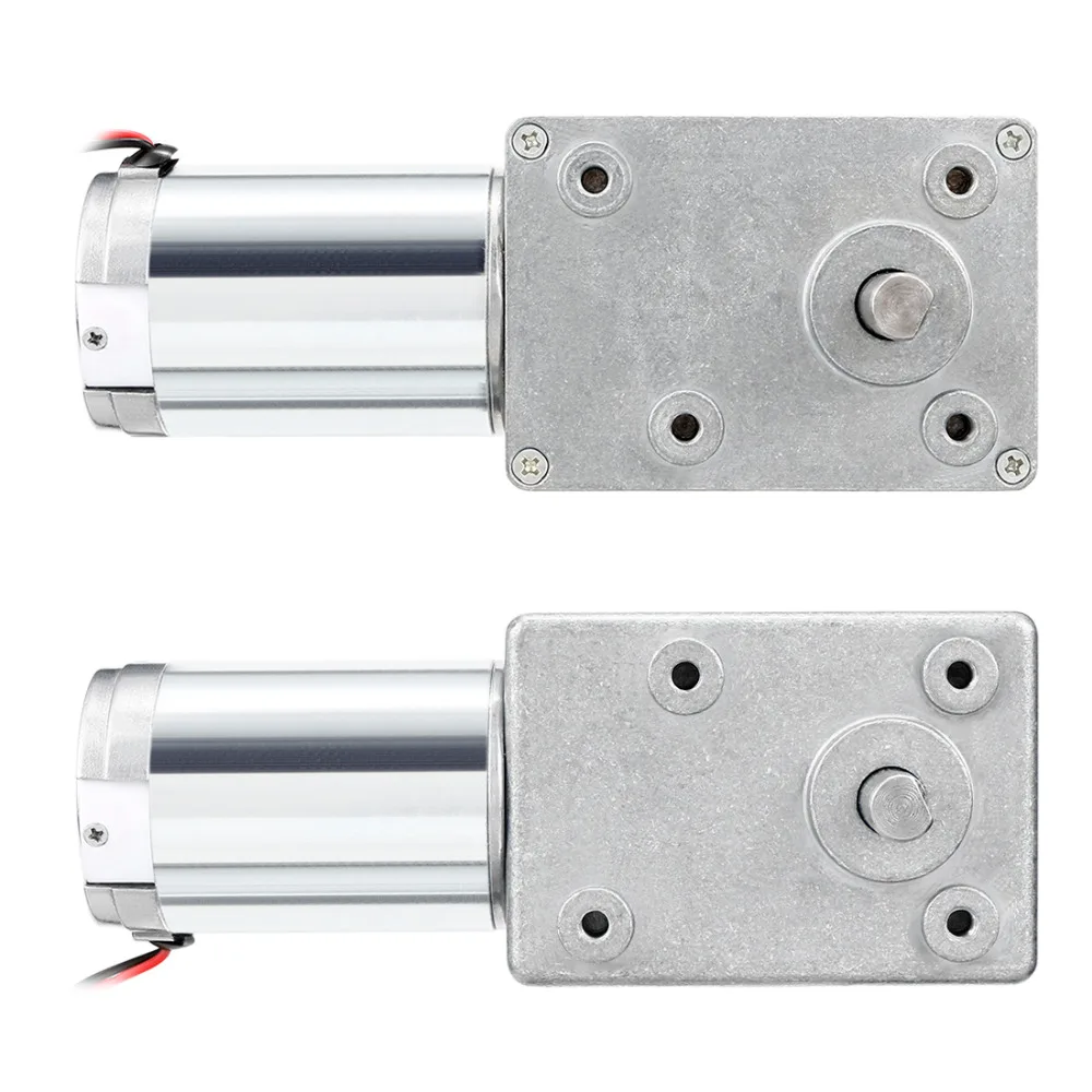 

UXCELL New Arrival 1PCS MINI Worm Gear Motor Reduction Carbon Brushes DC12V 22RPM Dual Shafts High Torque Reversible Turbine DIY
