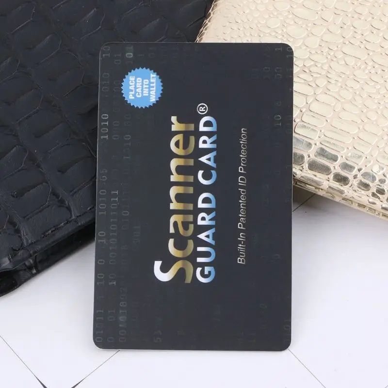 Portable Credit Card Protector RFID Blocking NFC Signals Shield Secure For Passport Case Purse credit card wallet credit card holder card holder card wallet card sleeve card sleeves id card holder card binder id card case business card holder playing cards holder passport holder memory card storage case document card wallet wallet card bag