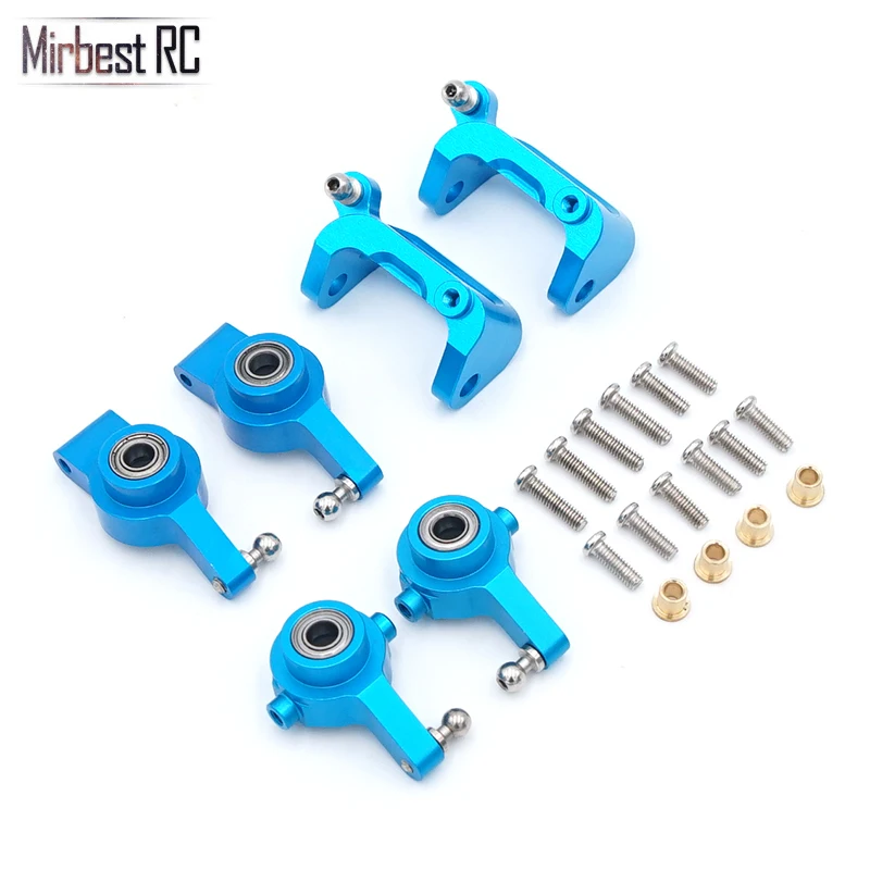 

Aluminum Front Rear Steering Hub Base C Carrier Knuckle Upgrade Kit For Wltoys A959 A949 A969 A979 K929 1/18 RC Car