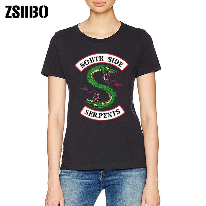 

ZSIIBO SouthSide Serpents30 Kind Of Riverdale T shirt Women Summer Tops Jughead Female TShirt Clothing Riverdale South t-shirt