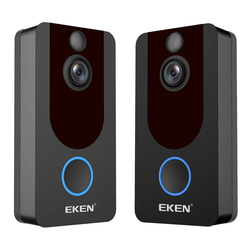 Eken V7 1080P смарт WiFi видео дверной звонок камера визуальный домофон с колокольчиком IP дверной звонок беспроводная домашняя камера безопасности