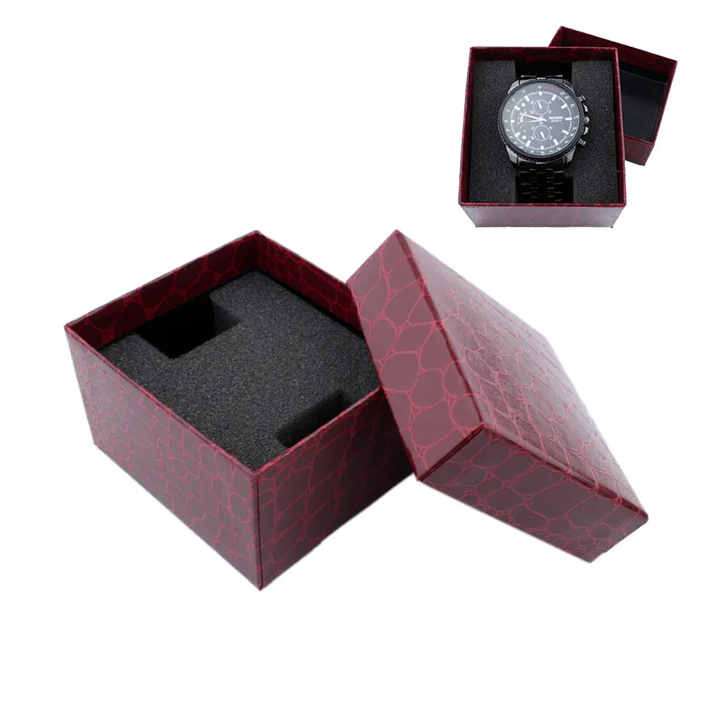 

Crocodile Durable Present Gift Box Case For Bracelet Bangle Jewelry Watch Box High Quality