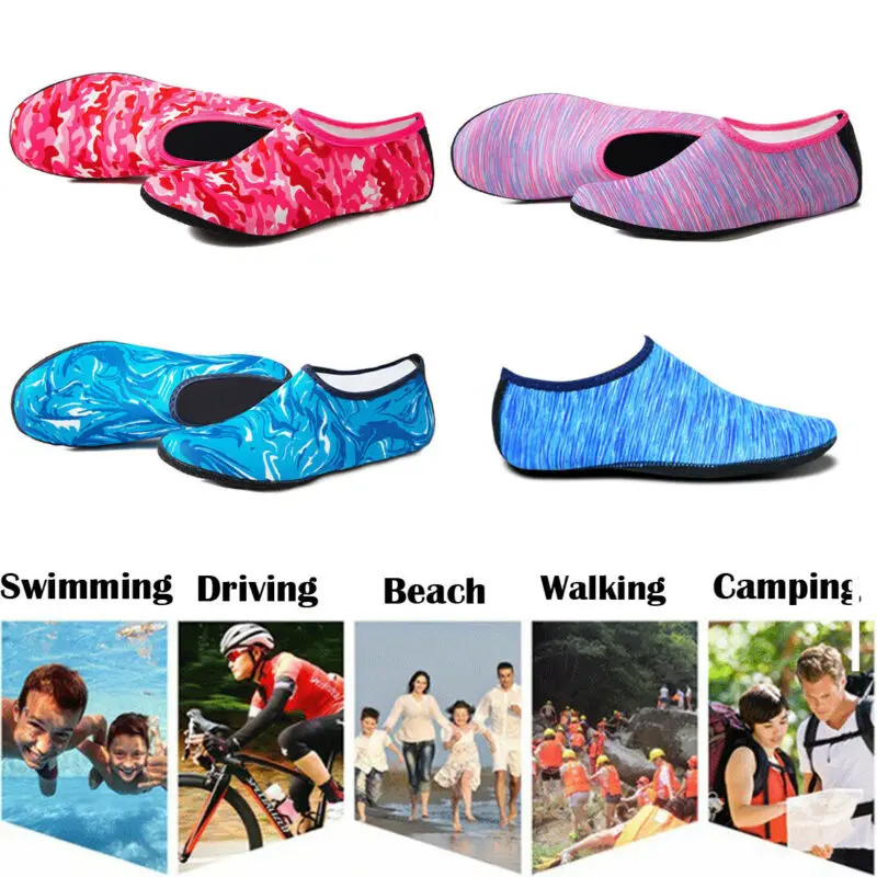 Водонепроницаемая обувь для мужчин и женщин; акваобувь; носки для занятий спортом; для бассейна; для пляжного танца; для плавания; без шнуровки; для серфинга