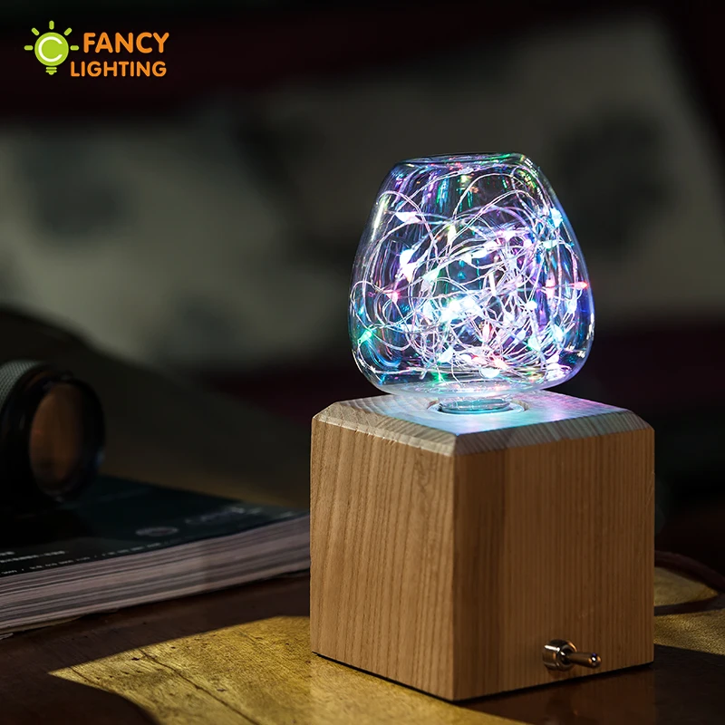Светодиодный светильник со звездой сердцем бриллиантом RGB E27 110 В 220 В|led lamp e27 3w|led