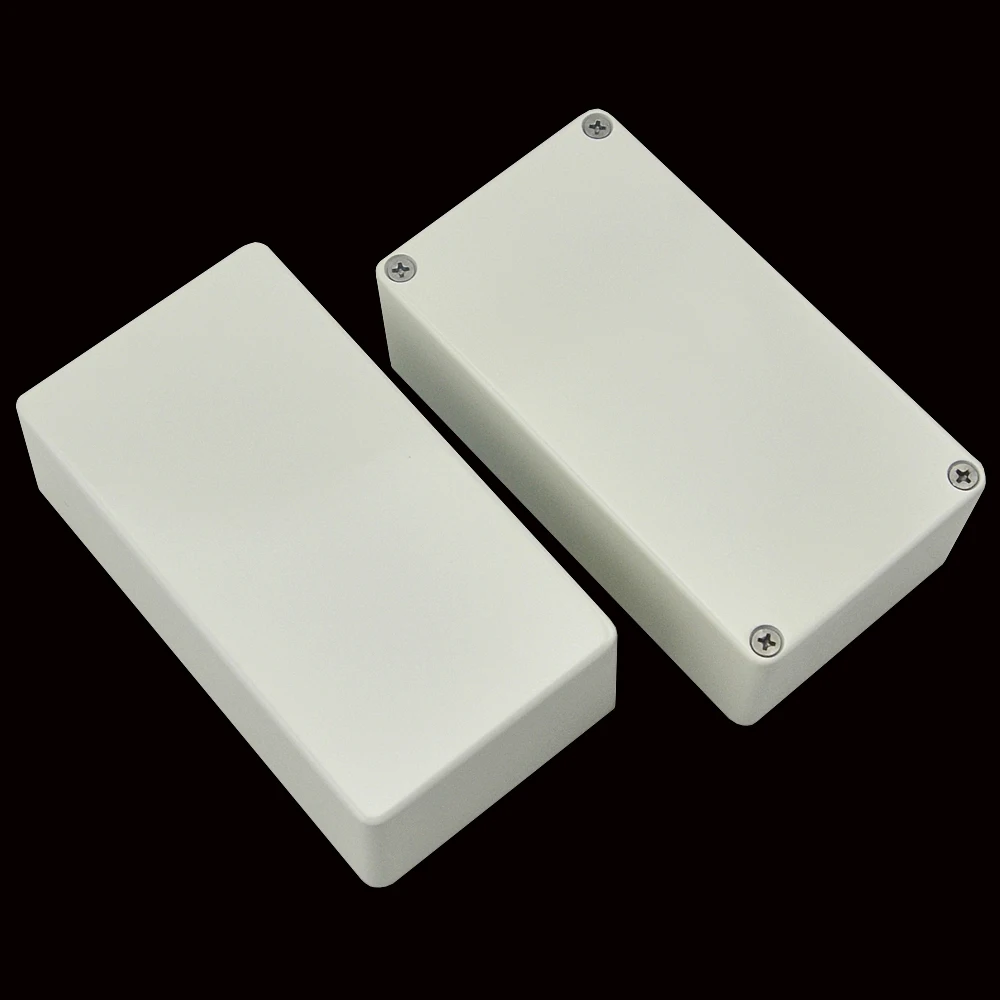 

2PCS 125B/1590N1 Diecast Aluminium Enclosure White for DIY Guitar Effect Pedal Kit