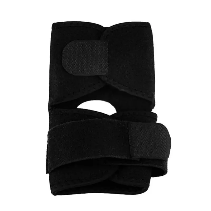 Unisex Black Adjustable Ankle Foot Ankle Support Elastic Brace Guard Protector Football Basketball Outdoor Sports Accessories