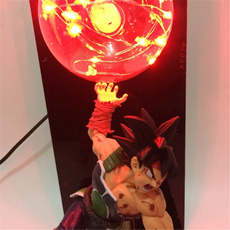 Leedome Dragon Ball Z Vegeta Son Goku светодиодная Ночная лампа освещение лампа аниме Dragon Ball Vegeta Goku ночник домашний декор Освещение