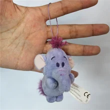 12 шт./лот, 7 см, очень маленький плюшевый кулон в виде слона, мягкие игрушки для букетов, милый мини-брелок в виде слона