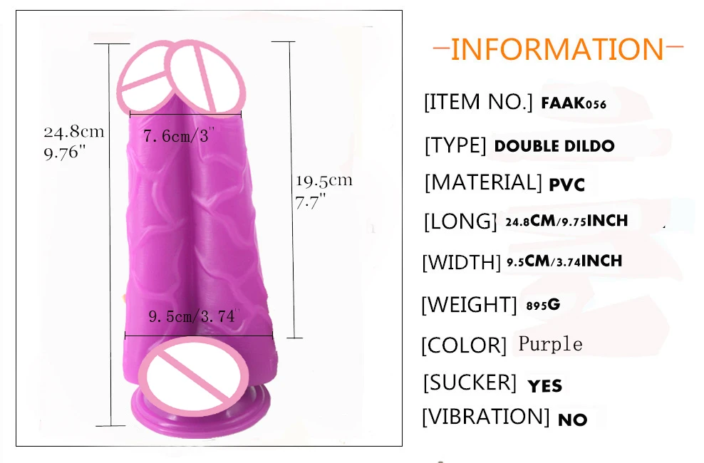 Double Dildo Silicone Realistic Penis Massager Sex toys for Adult Male Female Masturbation anal Plug Sextoys for woman sexshop