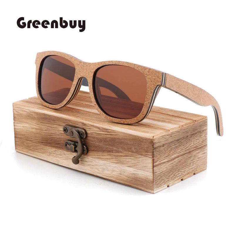 

2018 cork sunglasses polarized sunglasses women Retro fashion sunglasses wood bamboo UV400 sunglasses lentes de sol mujer