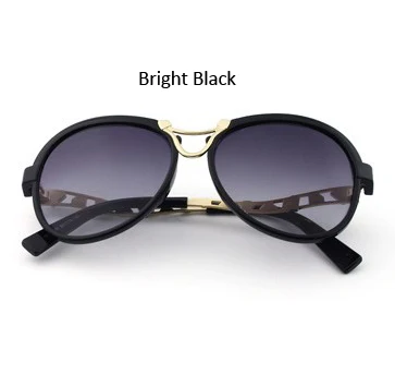 Лаура Фея Модный бренд Стиль сплав Пластик лоскутное Солнцезащитные очки для женщин Для женщин UV400 Защита от солнца Очки Óculos де золь - Цвет линз: bright black