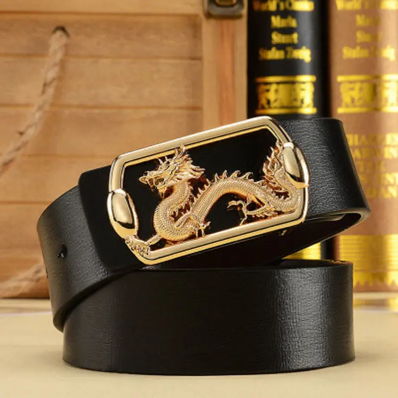 DXHKDYZ gold men luxury designer belt men's brand high quality leather ...