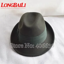 Зимняя шерстяная Фетровая Шляпа Fedora шапки для мужчин Chapeu Masculino Панама мягкая фетровая шляпа в джазовом стиле шапки SDDW007