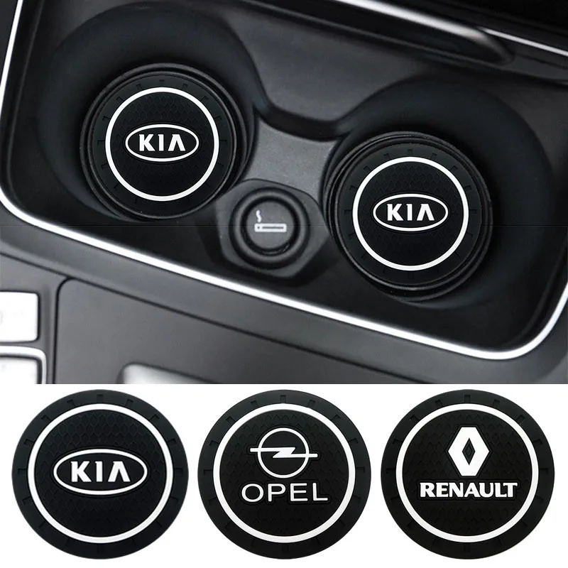 

Car Ornament Pvc non-slip coaster Mat Sticky Pad Automobiles Interior coaster Non Slip Mat For BMW Ford Kia Reynolds SEAT Toyota
