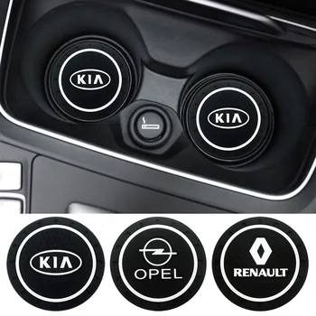 

Car Ornament Pvc non-slip coaster Mat Sticky Pad Automobiles Interior coaster Non Slip Mat For BMW Opel Kia Reynolds Dodge Toyot