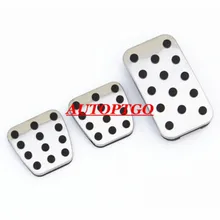 Manual MT Auto Car Foot Pedal Pad Cover Fit Gas Brake Pedals For Honda Civic Accord