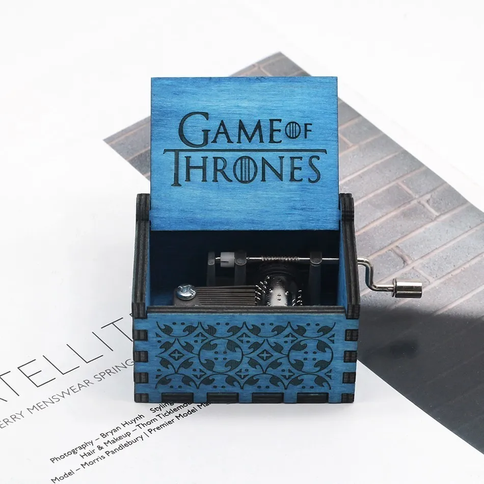 2018Hand Cranked Music Box Lord of the Rings Game Of Thrones Star Wars A Birthday Christmas Gift In Stock Wholesale