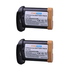 PowerTrust 2x 3000mAh LP-E4 LPE4 Rechargeable Battery for Canon EOS 1D Mark III EOS-1D Mark IV EOS 1Ds Mark III EOS 1D C EOS1DX