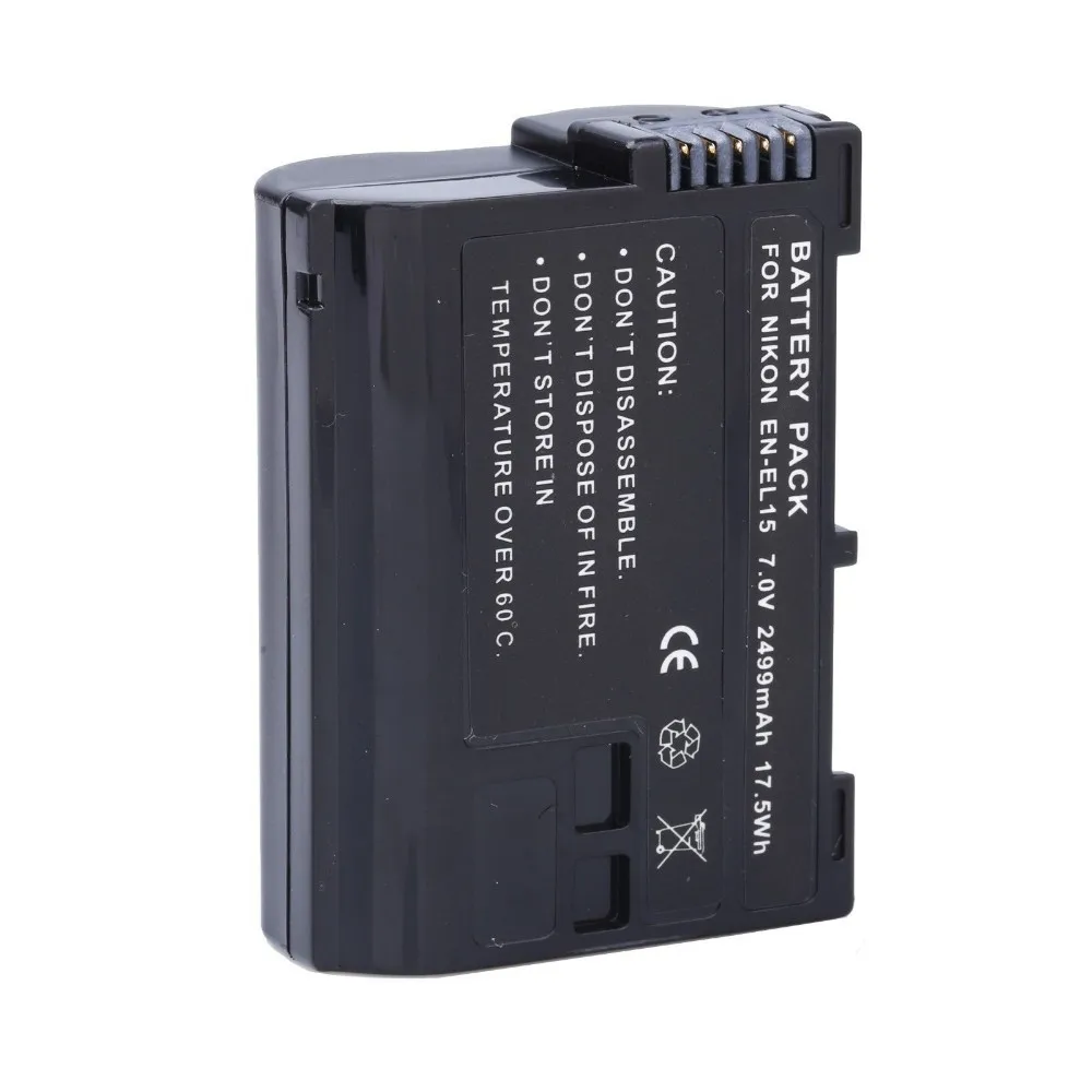 Probty 1 шт 2499 mAh EN-EL15 EL15 цифровой камеры Батарея+ Зарядное устройство для Nikon D7000 D7100 D800 D800E D600 D610 D810 D500 D7200 V1