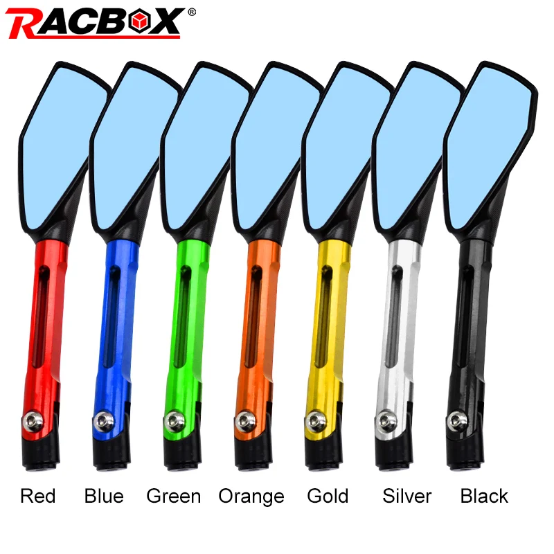 

Motorcycle Rearview Mirror Motorbike Folding Side Mirrors CNC Aluminum Rear Mirrors for KAWASAKI YAMAHA HONDA SUZUKI DUCATI KTM