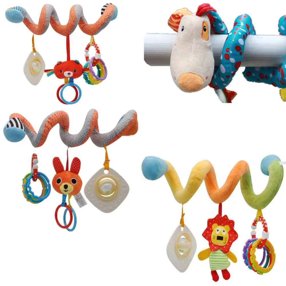 

cute Infant Toys Plush Baby Crib Revolves Around The Bed Crib Lathe Hanging Mobiles Stroller Playing Toy 20%