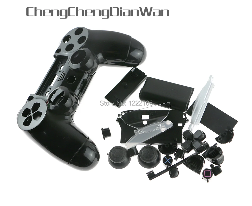 

ChengChengDianWan JDM-001 JDM-011 colorful Shell case with Button Kits for PS4 Playstation 4 Controller Housing Shell Case Cover