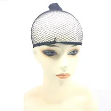 Один открытый парик Hairnet 10 шт за лот черный Цвет сетки ажурные сетки для волос Высокая эластичный HairNet парик шапки