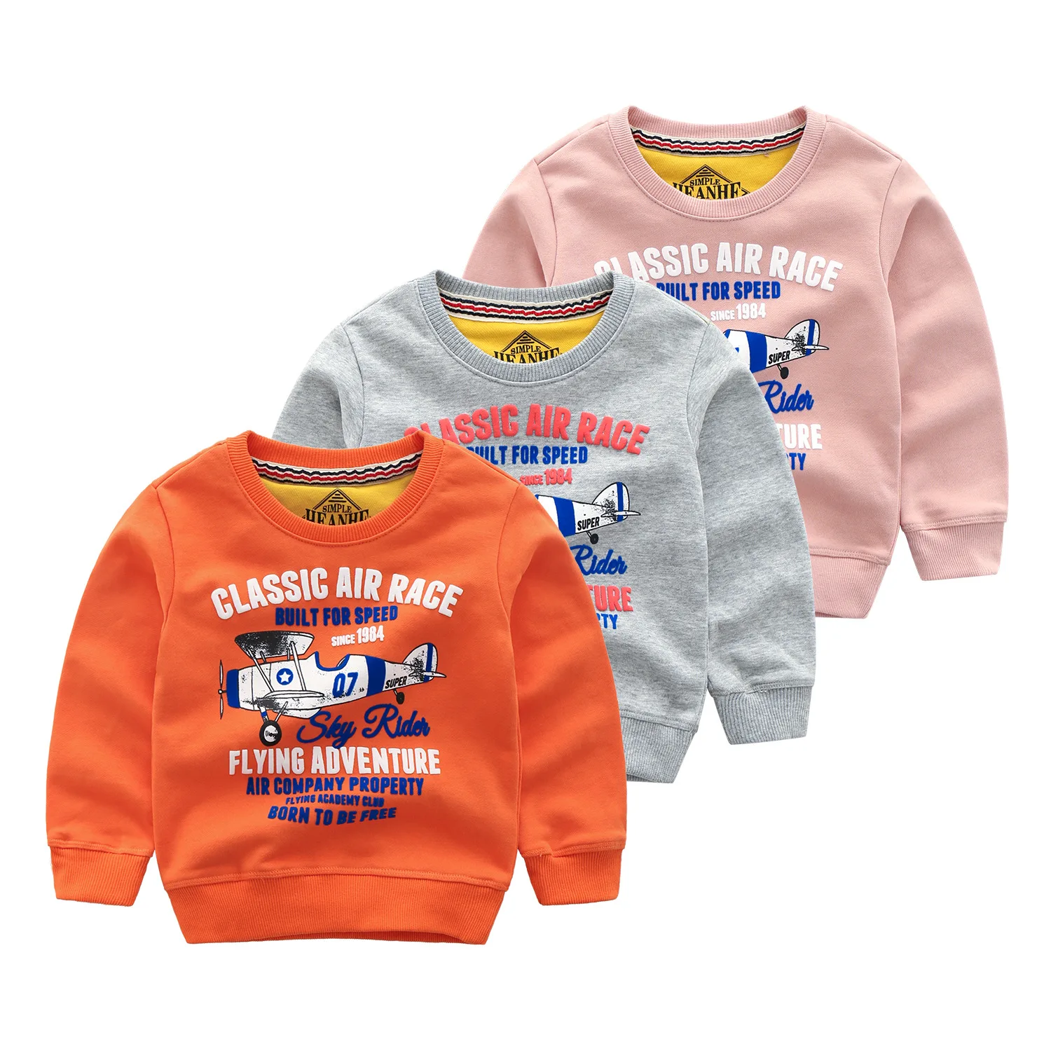 

Sweatshirts For Boys Autumn Cartoon Aircraft Boys Sweatshirt Letters Kids Sweatshirts Pullovers Long Sleeve T-shirt