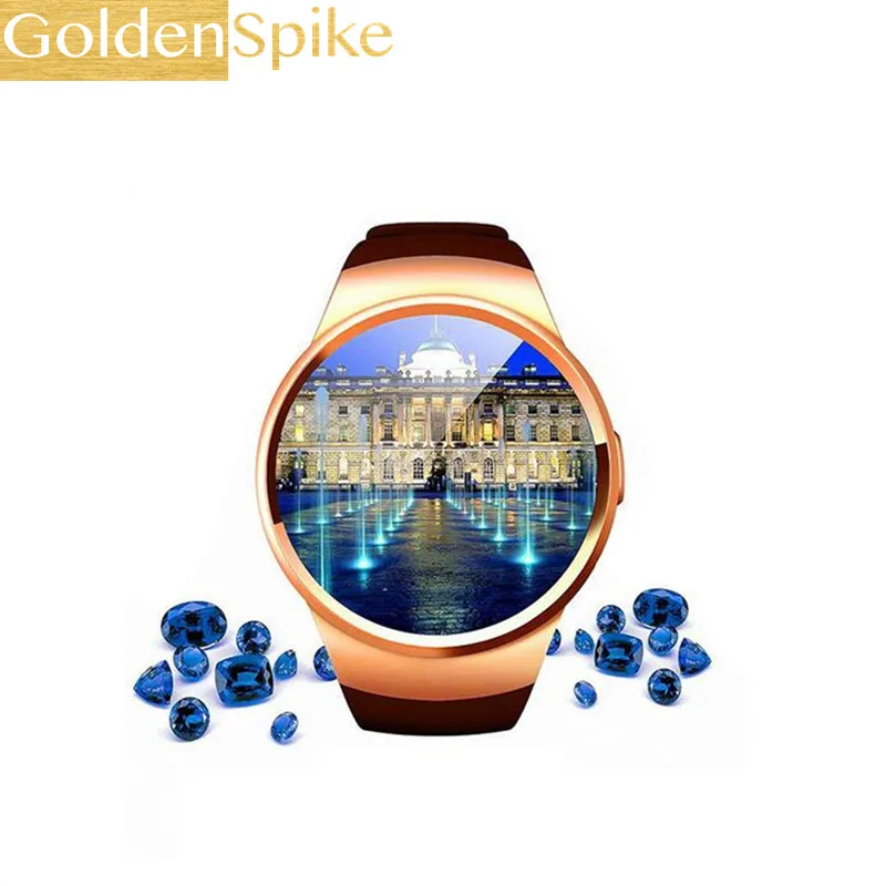 

Newest Stainless Steel Bluetooth Smart Watch K8 MTK 2502 Heart Rate Monitor IPS 1.3 Wristwatch HD Remote Camera For IOS Android