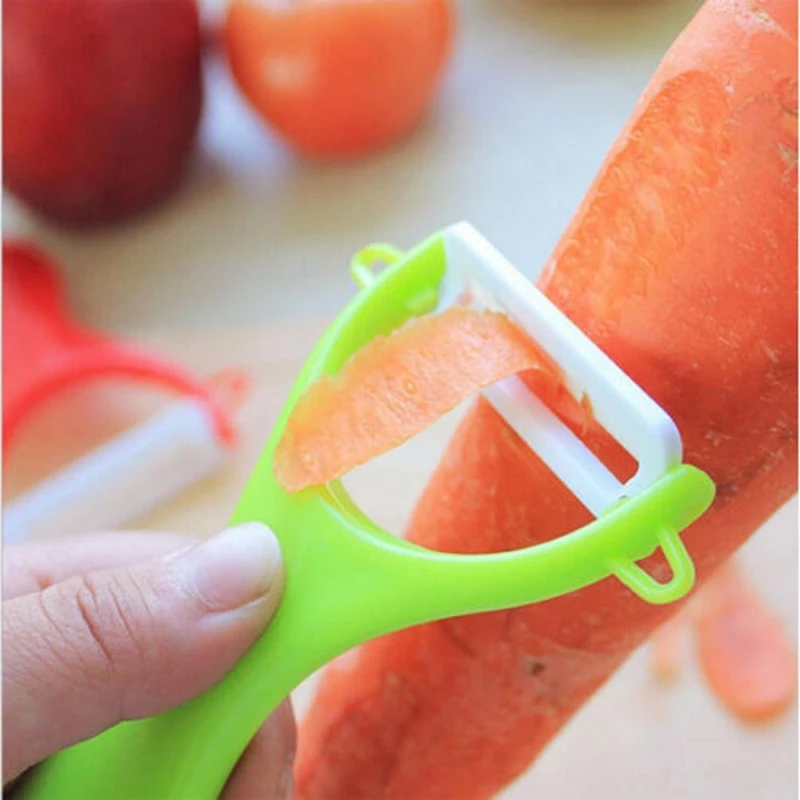 Kitchen Gadgets Accessories Ceramic Cutlery Peeler Ultra Sharp Fruit Vegetable Carrot Potato Cookig Tools | Дом и сад