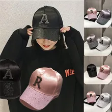 Крутая розовая черная серая летняя бейсболка новая хлопковая кепка Kpop молодежная с буквенным принтом унисекс Женские Мужские шапки бейсболки в стиле хип-хоп