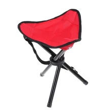 Кемпинг складной Стулья для рыбалки Многофункциональный Легкий домашний стул и пуфик открытый отнять красного цвета