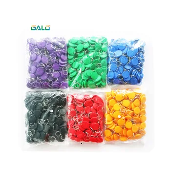 

100 pieces/bag 125Khz Keychains RFID Proximity ID Card Token Tags Key Fobs for access control reader