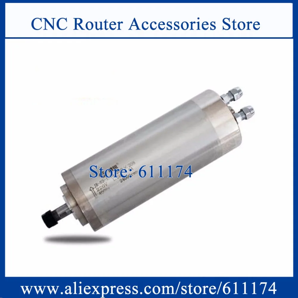 

woodworking water cooled 24000rpm spindle motor 1.5kw Water-proof 4 bearing spindle motor
