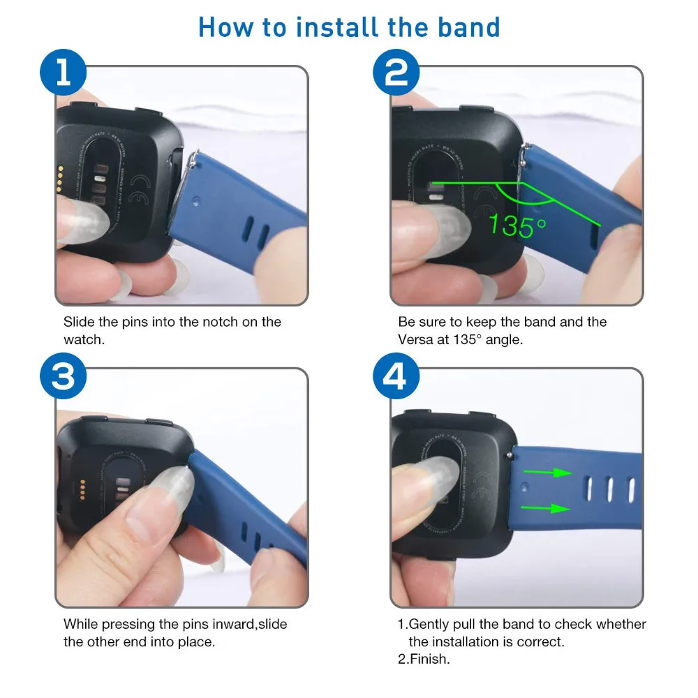 Ремешок для Fitbit Versa Band женский сменный мягкий силиконовый водонепроницаемый браслет на запястье ремешок для Fitbit Versa Lite Band