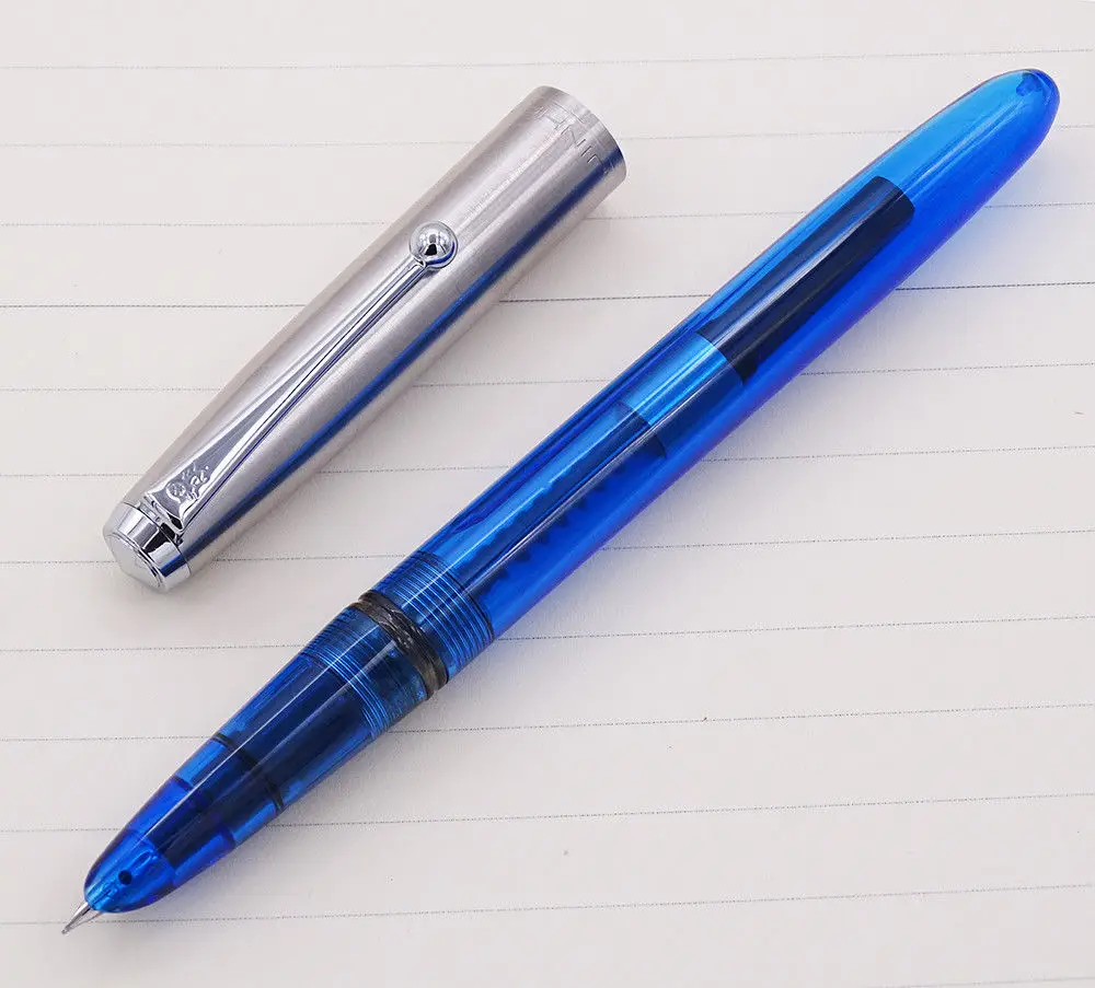 Fonte do Vintage Conjunto de Tampa de Aço Inoxidável com Capuz Escrita a Tinta Pen para o Office Jinhao Caneta Extra Fine Nib 0.38 Milímetros Suave 51 5 Pcs 4 Canetas tinteiro
