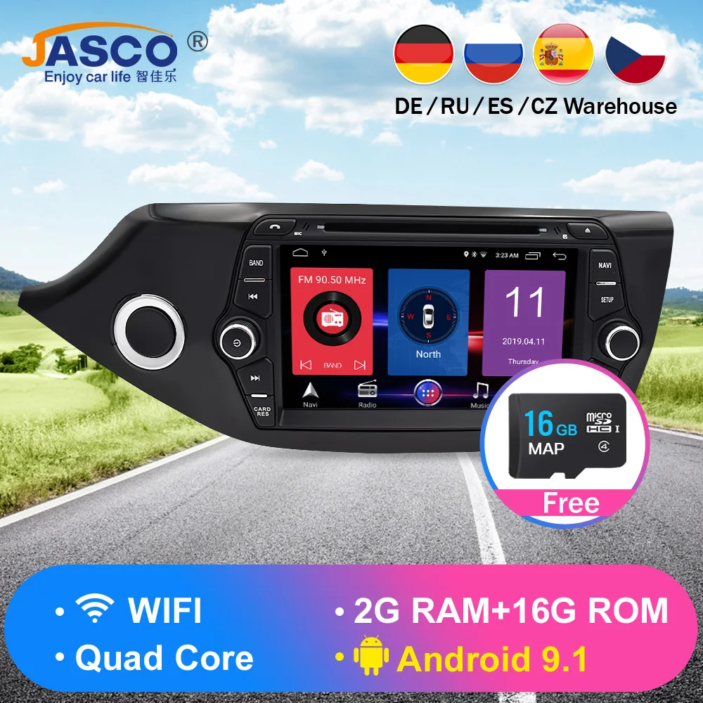 Android 9.1 Car DVD Player GPS Glonass Navigation Multimedia for Kia Ceed 2013 2014 2015 Auto RDS Radio Audio Video Stereo Android 9.1 Car DVD Player GPS Glonass Navigation Multimedia for Kia Ceed 2013 2014 2015 Auto RDS Radio Audio Video Stereo