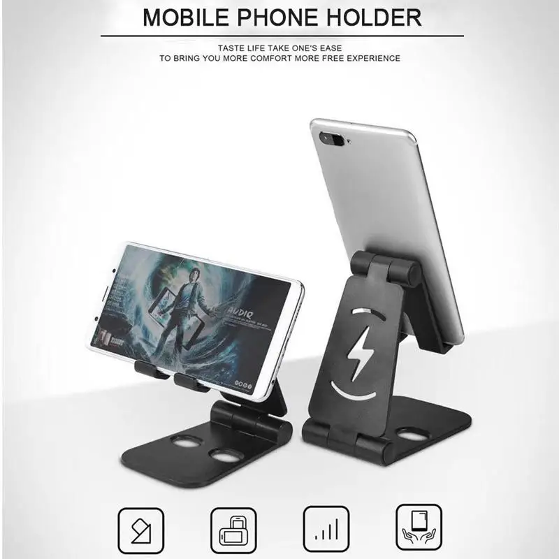 

Yiwa Universal Foldable Desktop Desk Stand Holder Mount for Cell Phone Tablet Pad Phone Holder