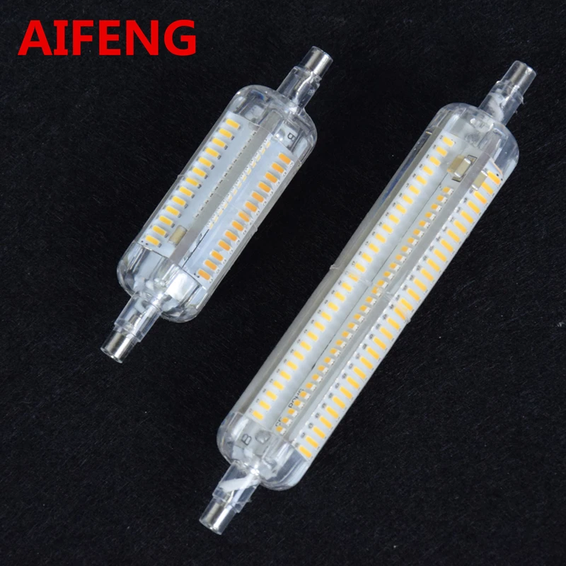 

AIFENG silicone r7s led 78mm 118mm LED Bulb 220V 230V 240V warm white cool white r7s bulb led lamp Instead of halogen lamp