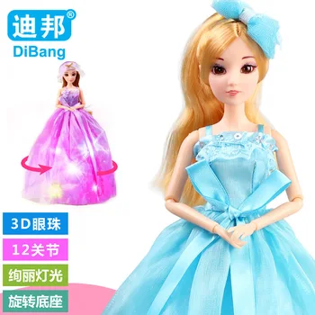 

Di Bang - 12 Joint Movability Really Eye DIY AI Er Pyrene A Lighting Music Dance A Doll Early Childhood Toys