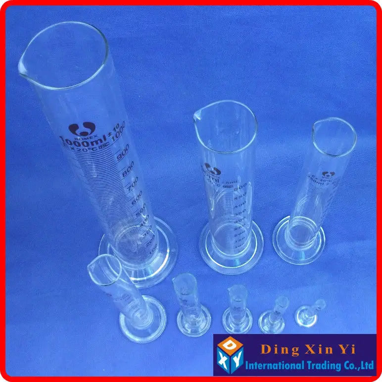 (8 pieces/lot) 10ml measuring graduates graduated cylinder,glass graduate glass measuring cylinder