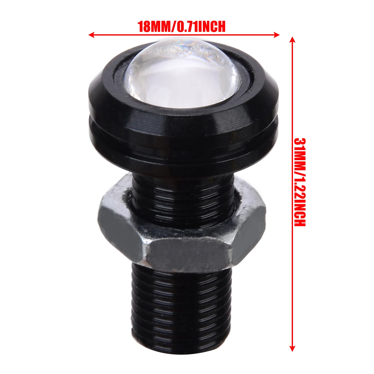 4pcs Boat Light Blue LED 12V Waterproof Underwater Fish Light Lamp Underwater Fish Boat Light Parts Accessories Universal