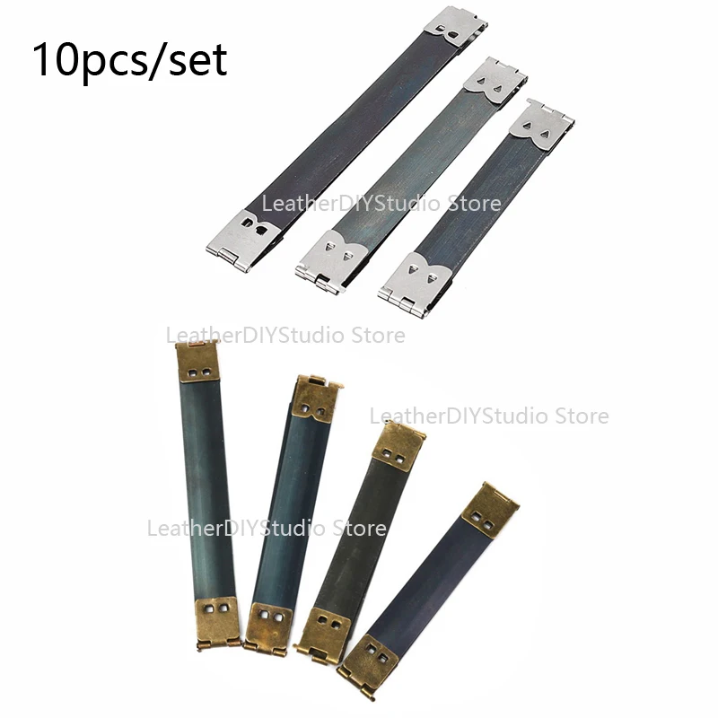 

10PCs/set Metal Internal Frame Clasp Lock For Coin Bag Purse Vintage Internal Flex Handbag Handle DIY Sewing Bags Accessories