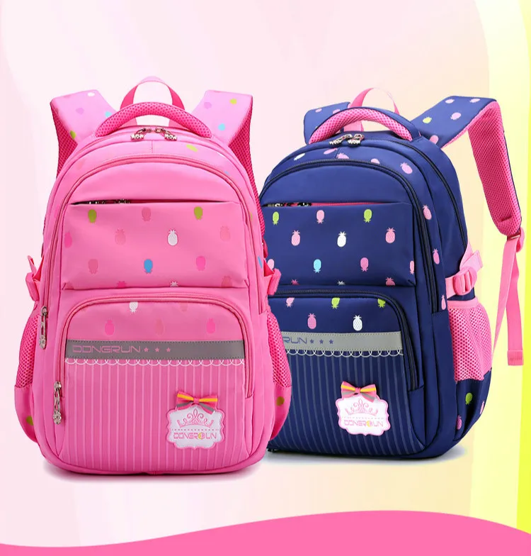 2018 детская школьная сумка обувь для девочек основной детский школьный рюкзак ранец принцесса ортопедический рюкзак школьный Дети Mochila Infantil