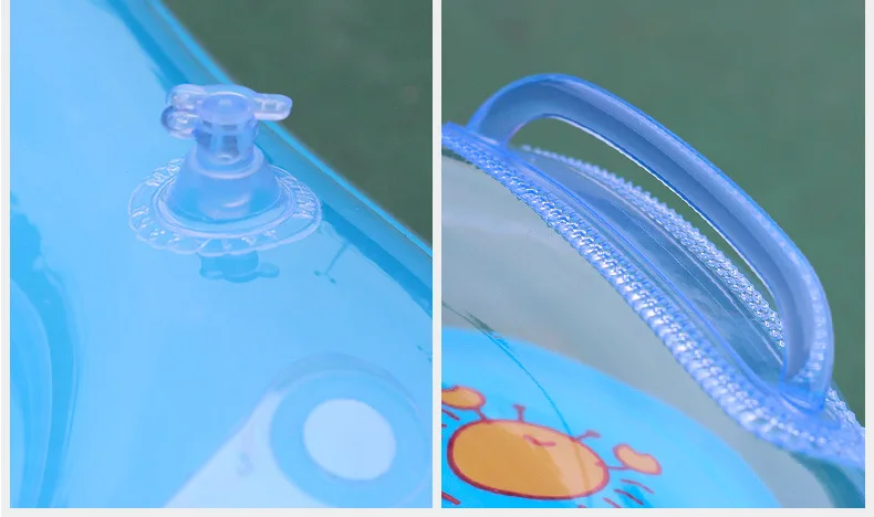 Купальный надувной воротник для новорожденных, детский купальный инвентарь, Детский двойной воздушный шар, купальное кольцо