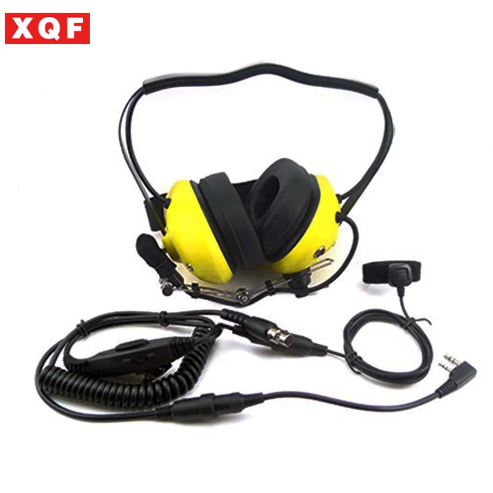 

XQF Ear Hook With PPT Earphone / Clip for Motorola Radio GP88 RDU2020 VL50 SP50 etc.