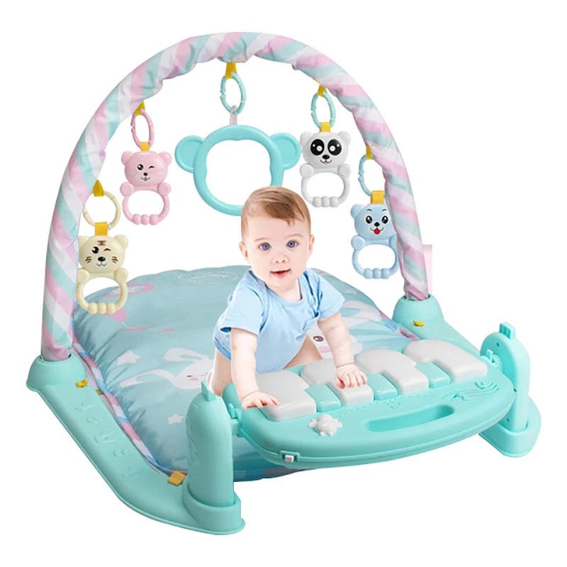 Toddler Piano Fitness Rack Baby Crawling Mat Fitness Frame Rack Music